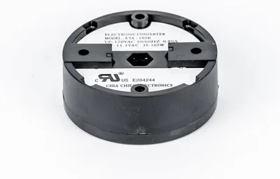 Produktbild von Sompex Elektronischer Transformator ETA 105R – 120V USA → 11,5V AC, 35–105 W, dimmbar Schwarz
