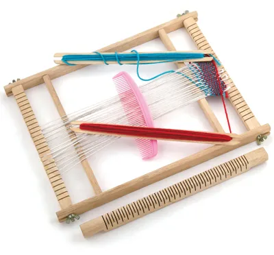 Produktbild von VIGA Holzwebstuhl – Webwerkstatt – Montessori-Webset
