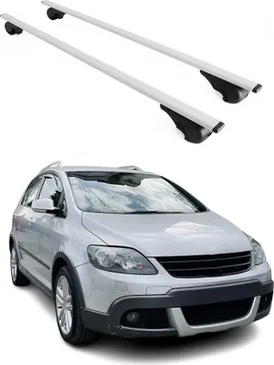 Produktbild von Dachträger Grundtäger für VW Golf Schrägheck 2003-2008 75kg Metall Silber 2 tlg