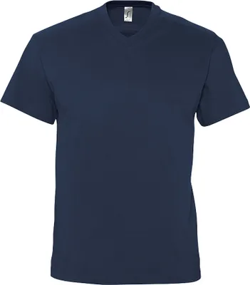 Produktbild von SOLS Herren Victory T-Shirt, V-Ausschnitt, Kurzarm PC388 (M) (Marineblau)