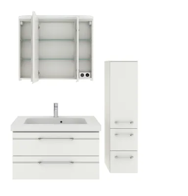 Produktbild von Pelipal Balto Sprint Badmöbel-Set 4-teilig 48x64,5x44 cm Anschlag wechselbar