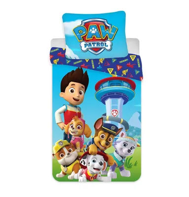 Produktbild von Paw Patrol Kinderbettwäsche-Set 100×135cm, 40×60 cm