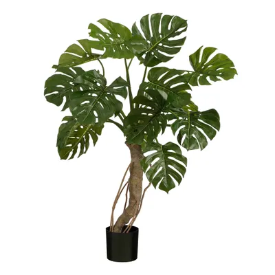Produktbild von Mica Decorations Monstera Kunstpflanze - H135 x Ø100 cm - Grün