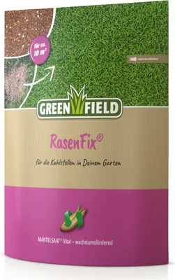 Produktbild von Greenfield RasenFix, Mantelsaat Vital 1,5 kg - schließt Kahlstellen im Rasen