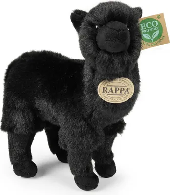 Produktbild von RAPPA Plüsch Alpaka Lama schwarz 23 cm ECO-FRIENDLY