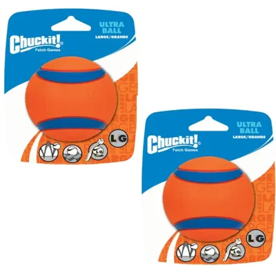 Produktbild von Ultra Ball Hundespielzeug, 2er-Pack, 7 cm, ideal für aktive Spiele