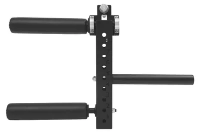 Immagine prodotto di Macchina per esercizi per gambe: estensore e flessore per cosce, pressa per polpacci. Attrezzo per allenamento regolabile in 8 posizioni, compatibile con dischi da 50 mm, con attacco da 16 mm. Adatto per uso domestico e in palestra