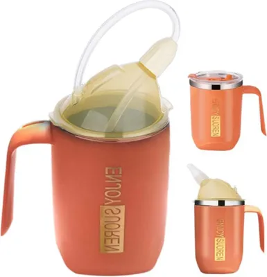 Produktbild von 400ml Schnabeltasse Senioren, Auslaufsichere Becher Für Ältere Menschen,Trinkbecher für Auslaufsichere Trinkbecher, Behinderte Rekonvaleszenz