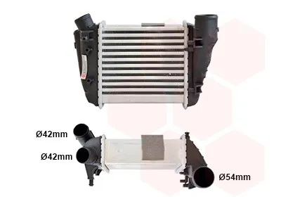 Produktbild von VAN WEZEL 03004188 Ladeluftkühler LLK für AUDI A4 Avant (8E5, B6) Turbo Intercooler