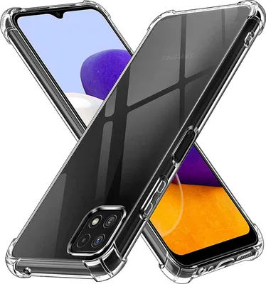 Immagine prodotto di Custodia per Samsung Galaxy A22 5G - Custodia trasparente antiurto per telefoni cellulari Custodia protettiva antigraffio ultra sottile Phonillico