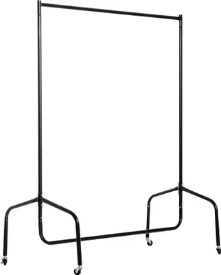 Produktbild von HOMCOM Kleiderständer Kleiderwagen Wäscheständer Rollgarderobe Garderobenständer (120 x 60 x 170 cm)