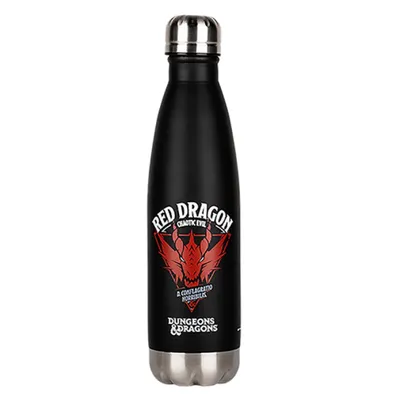 Produktbild von Konix 78441121194 Wasserflasche Alltagstauglich 500 ml Edelstahl Schwarz, Rot