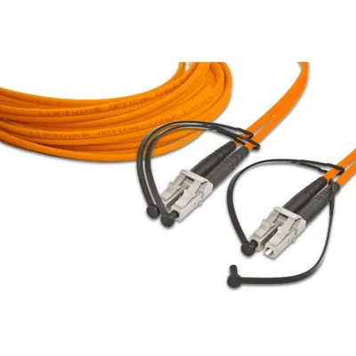 Immagine prodotto di Lightwin LC-LC Duplex Multimode OM2 1 m - LWL-Patchkabel - arancione