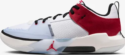 Produktbild von Nike Jordan One Take 5 "White Gym Red" Basketballschuh, Weiß/Rot, Größe: 45