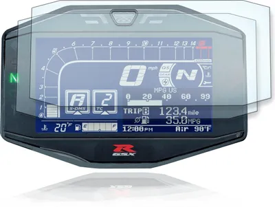 Produktbild von Suzuki GSXR 1000 L7 Tachoschutzfolie Displayschutzfolie 1x Ultra Clear / 1x Anti Glare