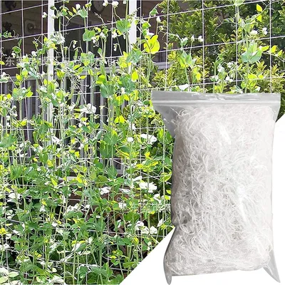 Produktbild von Kletternetz 3x10m - Heavy-Duty Polyester - Unterstützung für Kletterpflanzen - Einfache Installation - Leicht - Widerstandsfähig gegen äußere Einflüsse - Pflanzenetz