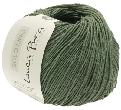 Produktbild von Lana Grossa - Solo Lino 0037 khakigrün