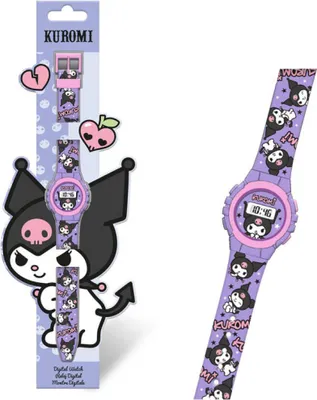Produktbild von Hello Kitty Kuromi digitale LED Uhr für Kinder – Stylische Armbanduhr