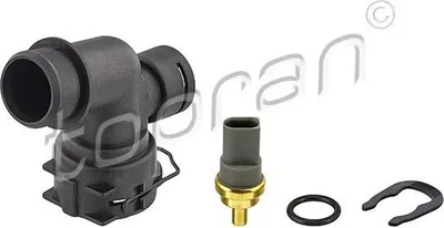 Produktbild von TOPRAN Kühlmittelflansch 117 449 motorkühler links unten für VW Touran (5T1)