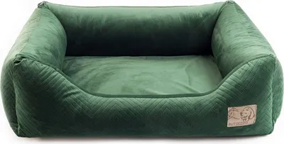 Immagine prodotto di Letto per cani Premium Velvet Green XXL - 120x95x25 cm | Divano morbido per cani e gatti