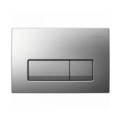 Produktbild von Geberit Betätigungsplatte Delta51 für 2-Mengen-Spülauslösung mattchrom 115.105.46.1