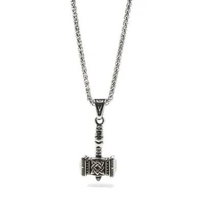 Produktbild von 316 THE VIKING HAMMER 60 cm / Silber / Edelstahlkette