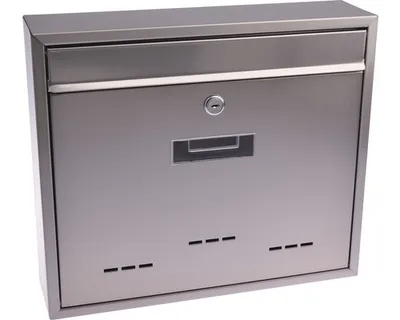Obrázek produktu pro schránka pošt.RADIM V 360x310x90mm, zadní vhoz, nerez