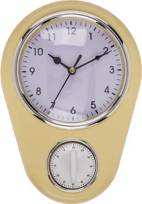 Produktbild von Wanduhr Küchenuhr Wecker 22,5 cm batteriebtrieben