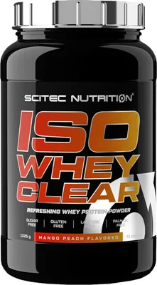 Produktbild von Scitec Nutrition Iso Whey Clear 1025g Dose Grüner Tee Kiwi