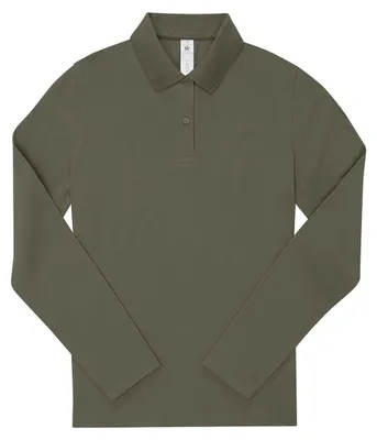 Immagine prodotto di B&C - Camicia "My Polo 180" da donna a maniche lunghe FK3287 (M) (verde mimetico)