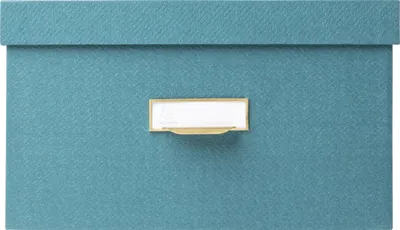 Image de Exacompta Lot de 3 boîtes de rangement OfficeByMe Bleu canard 79603E