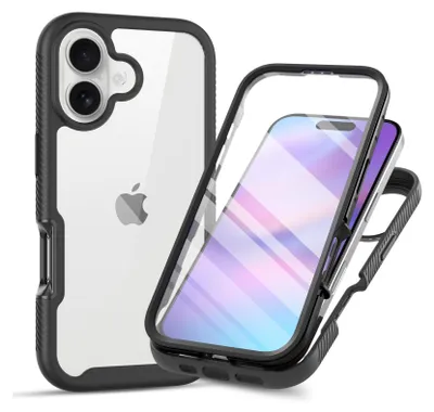 Produktbild von 360 Grad Schutz Hülle iPhone 17 vollschutz mit Integriertem Displayschutz