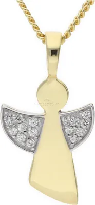 Produktbild von JuwelmaLux Schutzengel Anhänger 585 Gold mit Zirkonia JL20-02-0036