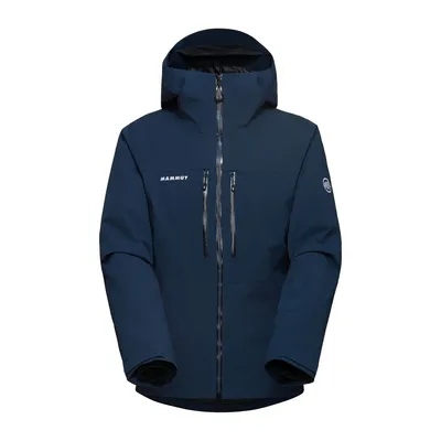 Stoney HS Thermo Hooded Jacket für Herren von Mammut in Dunkelblau; isolierende Jacke mit Kapuze und Reißverschluss.