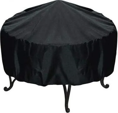 Produktbild von Schutzhülle Für Feuerschale Runde Wasserdichtes Feuerstelle Abdeckung UV-Schutz Polyester (Durchmesser 120cm,Höhe 75cm) Outdoor Round Barbecue Staubschutz
