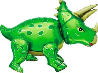 Produktbild von Folienballon 3D Dinosaurier mit beweglichen Beinen, 12 Grün ca. 57,5 x 91 cm