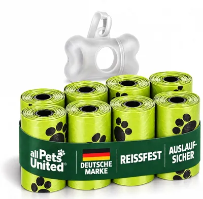 Immagine prodotto di Set di sacchetti per le deiezioni canine - 8 rotoli + 1 dispenser