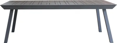 Produktbild von Gardissimo ausziehbarer Aluminium-Gartentisch / Ausziehtisch "Eterno" anthrazit 172 / 243 x 100 cm (L x B)