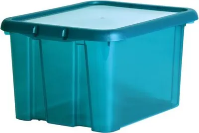 Produktbild von Aufbewahrungsbox Funny Box 30l Blau Türkis Acidulée - Eda