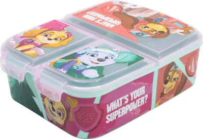 Image de Paw Patrol Skye Everest Boîte à lunch premium pour enfants Boîte à goûter avec 3 compartiments