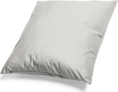 Zdjęcie produktu dla Mikropolarowa poszewka na poduszkę 50x50 cm Jasnoszara