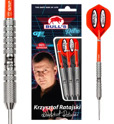Produktbild von BULL'S Retro Krzysztof Ratajski Steel Dart - 20g -- 1 Satz