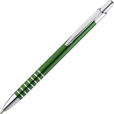 Produktbild von 10 Kugelschreiber / aus Metall / Farbe: grün