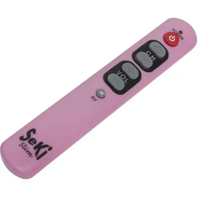 Produktbild von Seki Slim Senior-Fernbedienung für TV und Radio Rosa