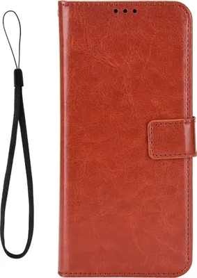 Produktbild von Mobigear Wallet  TCL 30 Hülle Klapphülle Geldbörse - Braun