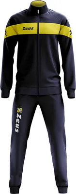 Produktbild von 3XS 122-128|Zeus Tuta Apollo Herren Trainingsanzug Navy Gelb