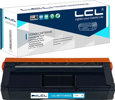 Immagine prodotto di LCL recycled toner 407717 Cyan for Ricoh SP C252 C262 6000 pages