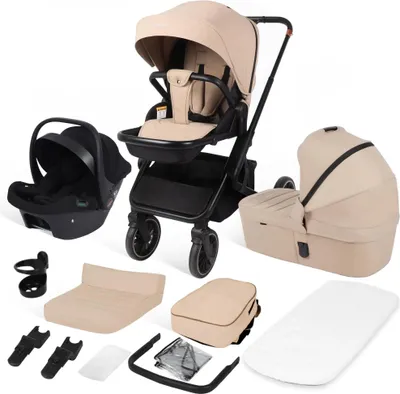 Produktbild von Babyschale, 3-in-1 Reisesystem, faltbares Design, 6567-Khaki