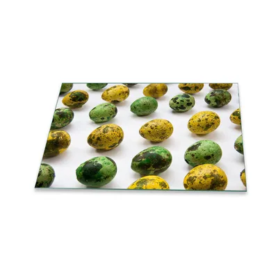 Produktbild von Herdabdeckplatte Glaskeramik 1 Teilig 80x52 Obst Gelb Abdeckung Glas Spritzschutz Deko