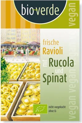 Obrázok produktu pre ČERSTVÉ RAVIOLI S ARUKOLOU A ŠPENÁTOM250 g -VERDE